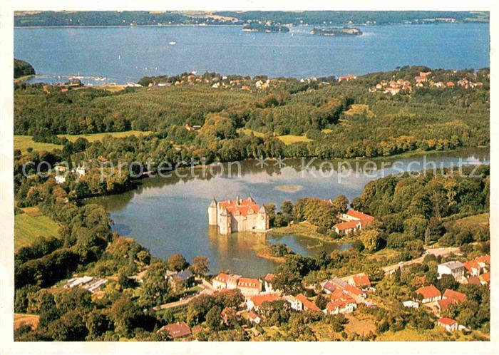 Gluecksburg Ostseebad Schloss Gluecksburg Fliegeraufnahme