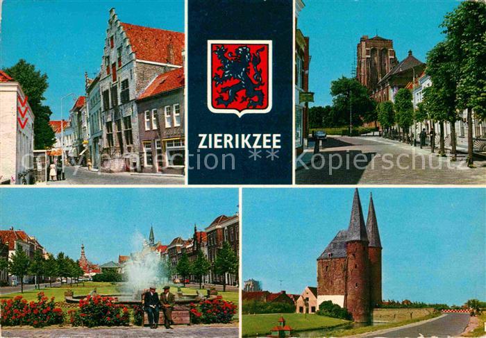 Zierikzee Dorfmotive Brunnen Schloss
