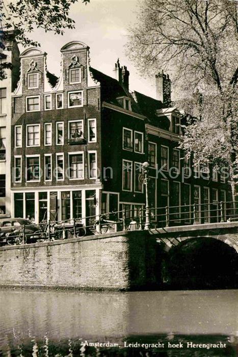 Amsterdam Niederlande Leidsegracht hoek Herengracht