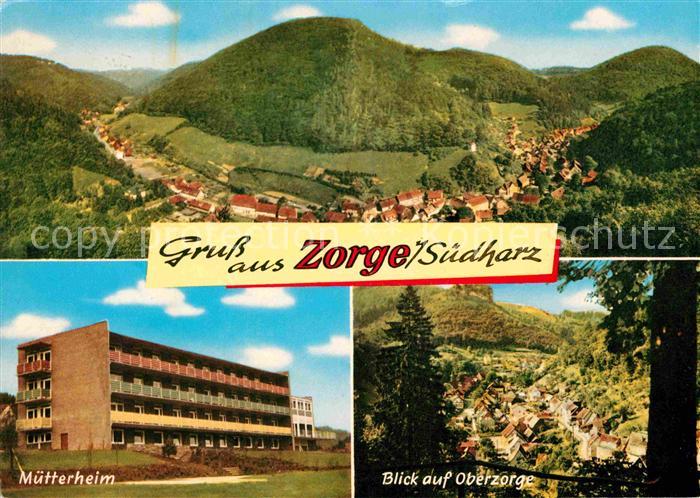 Zorge Panorama Muetterheim Blick auf Oberzorge