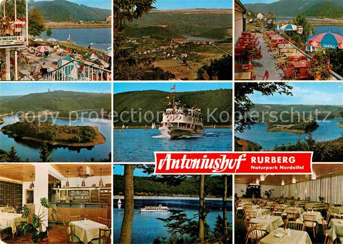 Rurberg Simmerath Eifel NRW Antoniushof Rurberg Gastraum Terrasse Naturpark Nord