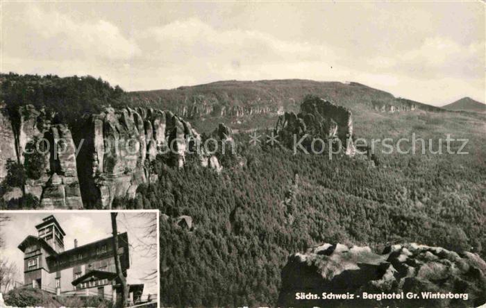 Bad Schandau Berghotel Grosser Winterberg Panorama