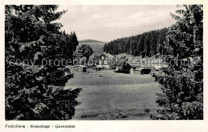 Braunlage Harz Fuchsfarm Gaststaette