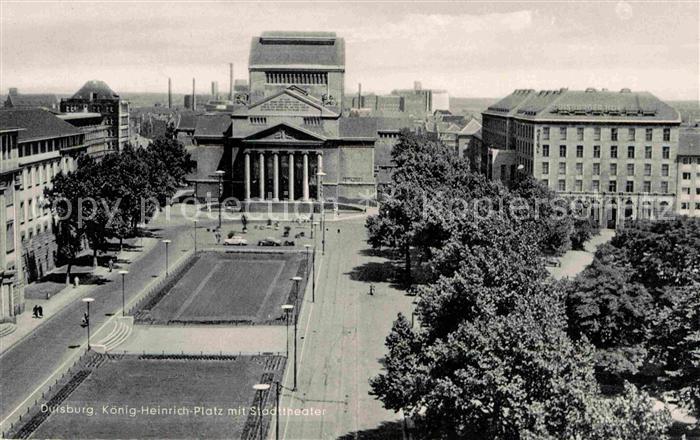 Duisburg Ruhr Koenig Heinrich Platz Stadttheater