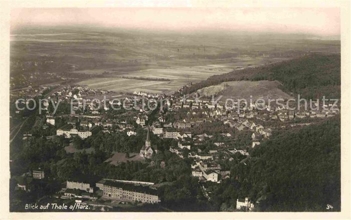 Thale Harz Fliegeraufnahme