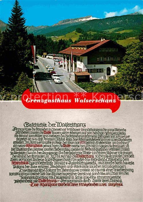 Walserschanz Kleinwalsertal Grenzgasthaus