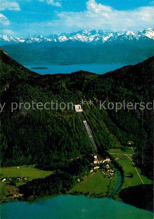 Walchensee Fliegeraufnahme Kraftwerk