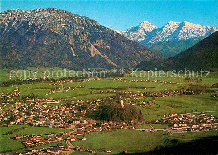 Ruhpolding Bayern Fliegeraufnahme