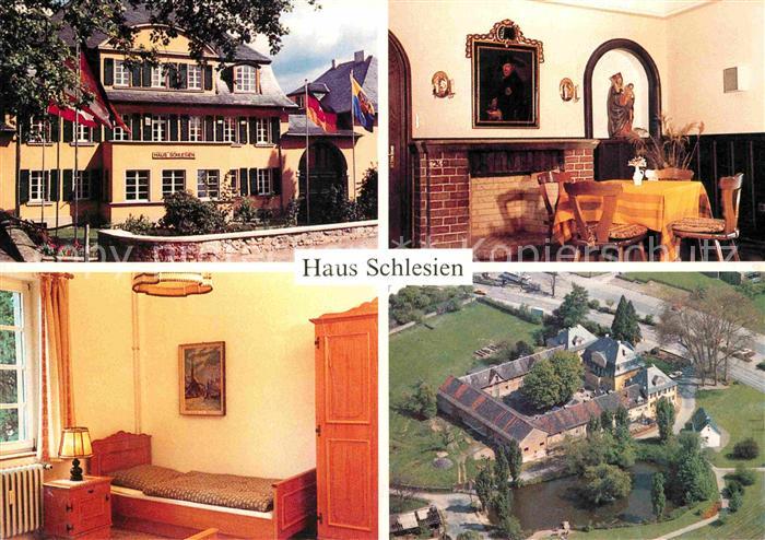 Koenigswinter Fliegeraufnahme Haus Schlesien