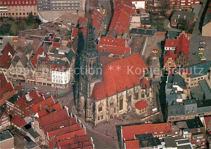 Muenster Westfalen Fliegeraufnahme Sankt Lamberti