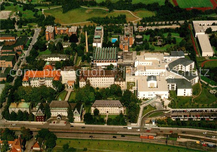 Muenchen Bayern Fliegeraufnahme Krankenhaus Dritter Orden