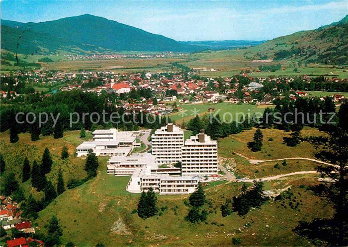 OBERAMMERGAU Bayern Fliegeraufnahme Rheumaklinik