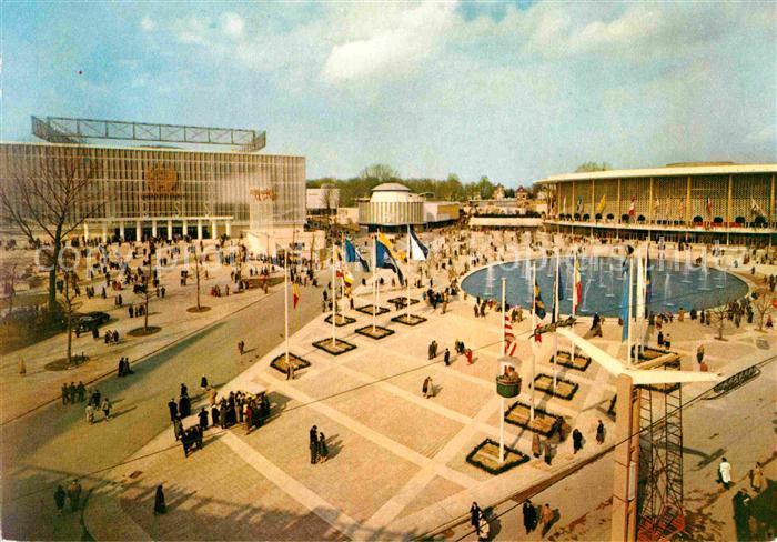 Bruessel Bruxelles Weltausstellung