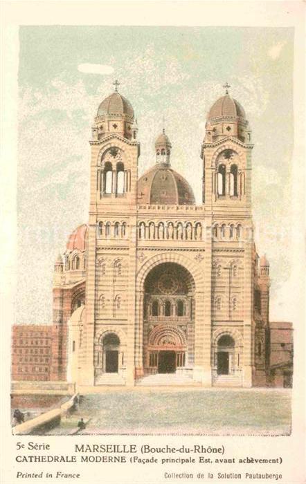 Marseille Bouches-du-Rhone Cathedrale Moderne