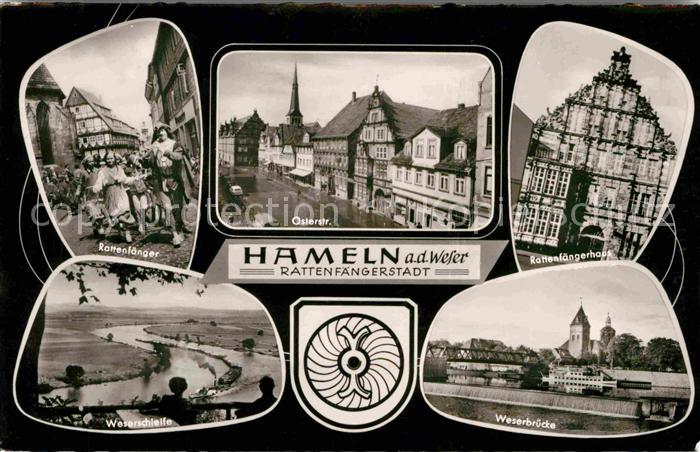 Hameln Weser Rattenfaengerhaus Osterstr Raettenfaenger Weserbruecke
