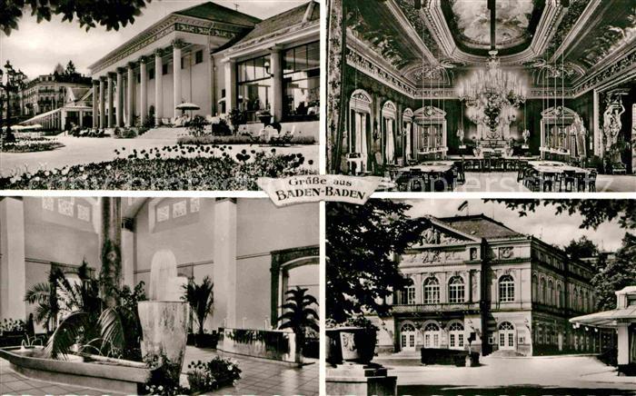 BADEN-BADEN BW Kurhaus Spielbank Trinkhalle Theater