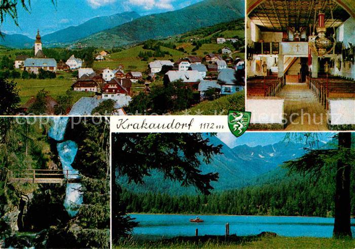 Krakaudorf Kirche Inneres Wasserfall