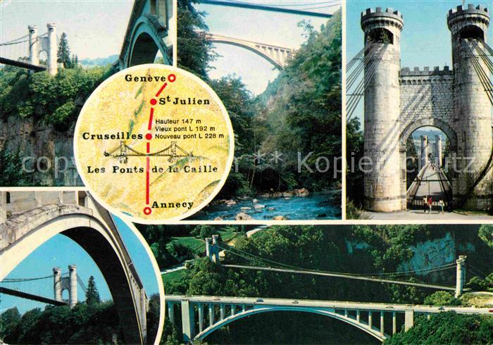 Allonzier-la-Caille Les Ponts de la Caille  Gorges des Usses