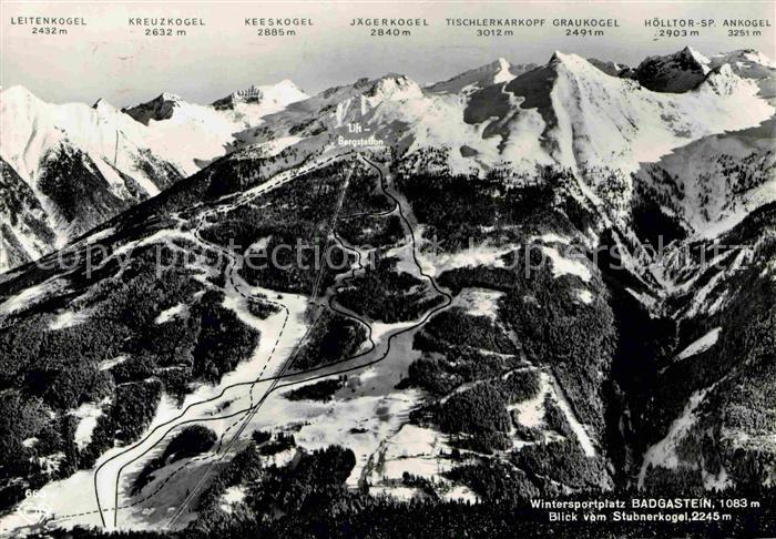 Badgastein Jaegerkogel Graukogel Kreuzkogel