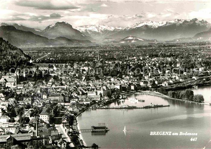 Bregenz Vorarlberg Fliegeraufnahme