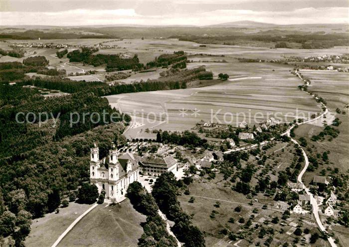 Schoenenberg Ellwangen Wallfahrtskirche Fliegeraufnahme