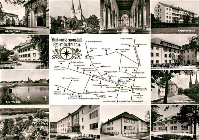 Neuendettelsau Friedenshort Mutterhaus Anstaltskirche Schwesternhaus