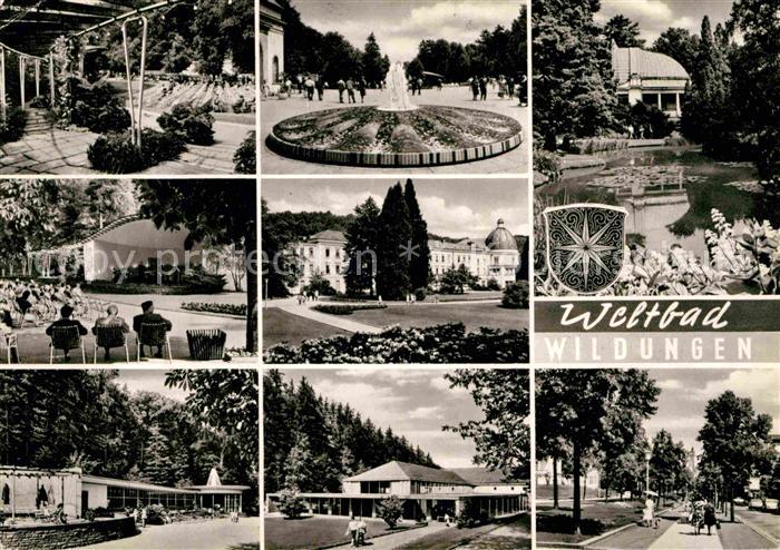 Bad Wildungen Konzertbuehne Teich Promenade Brunnen