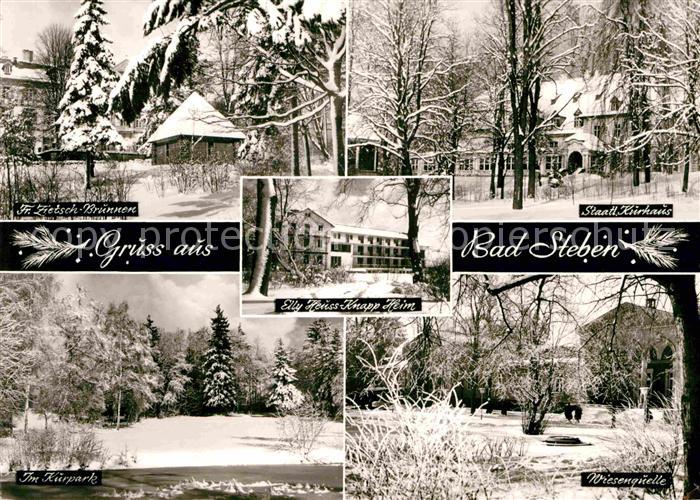 Bad Steben Kurhaus Elly Heuss-Knapp Heim Fr. Zietsch-Brunnen