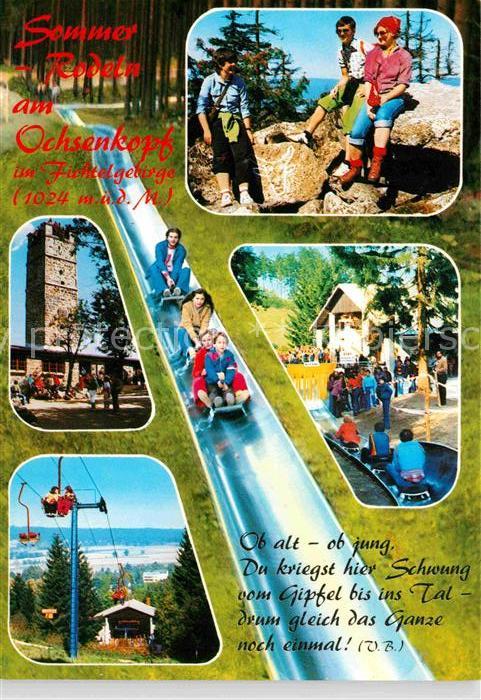 Bischofsgruen Rodelbahn Ochsenkopf Sesselbahn