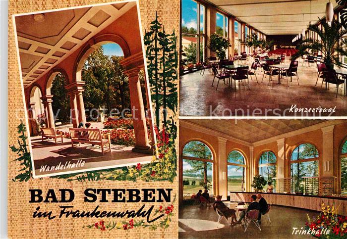 Bad Steben Wanderhalle Konzertsaal Trinkhalle