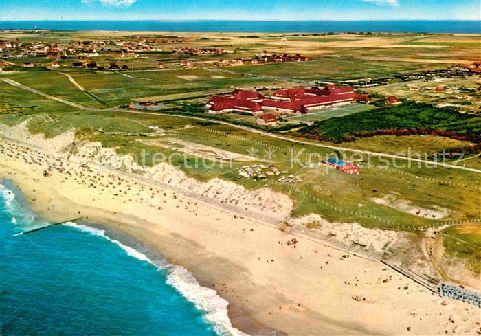 SYLT Insel Schleswig-Holstein Fliegeraufnahme Nordsee-Sanatorium