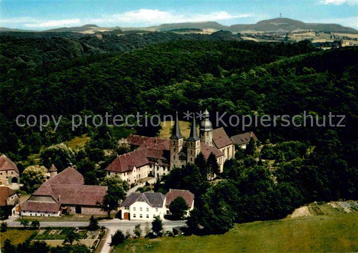 Marienmuenster Fliegeraufnahme ehemalige Abteikirche
