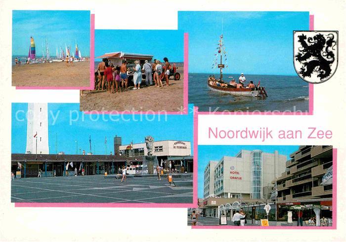 Noordwijk aan Zee  Strand Kiosk Restaurant Vuurtoren Hotel Oranje