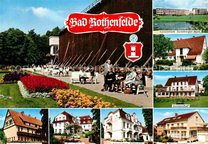 Bad Rothenfelde Saline Sanatorium Haus Dr Kuns Sonnenhof Haeuser