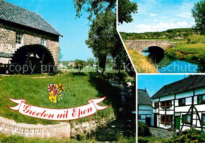 Epen Muehle Bruecke Fachwerkhaus