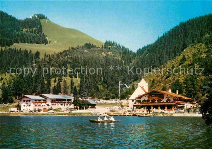 Schliersee Postgasthof und See Cafe St Bernhard am Spitzingsee