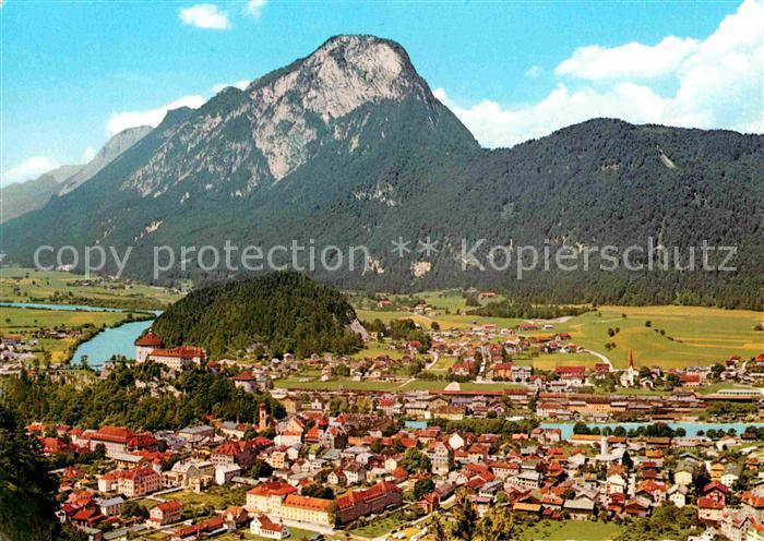 Kufstein Tirol mit Pendling Fliegeraufnahme