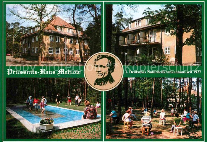 Mahlow Priessnitz Haus Wassertretstelle Garten