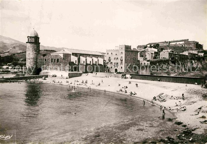 Collioure La Plage Vincent et Eglise