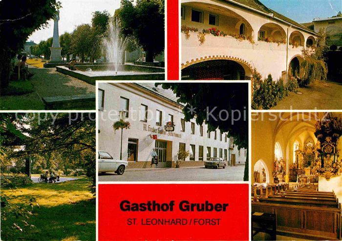 St Leonhard Forst Niederoesterreich Gasthof Pension Gruber Park Kirche Inneres