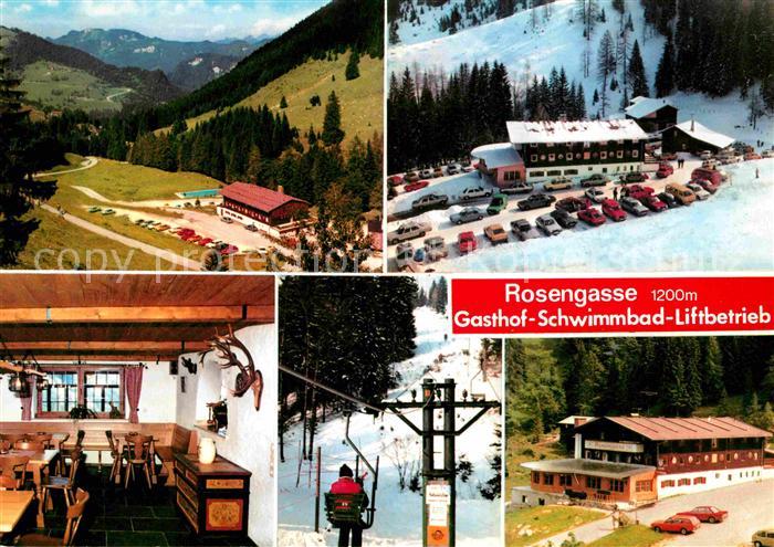 Oberaudorf Berggasthof Rosengasse Gaststube Lift