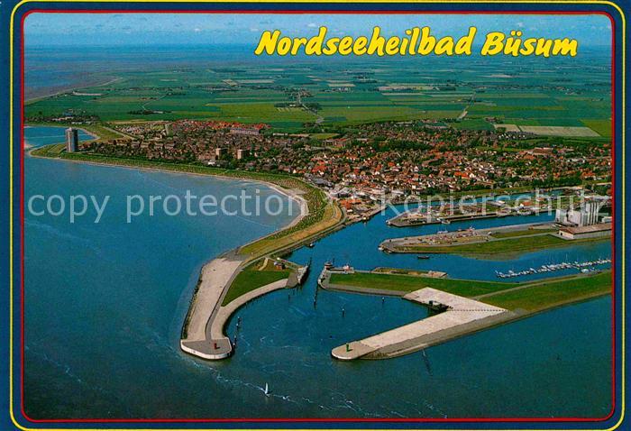 Buesum Nordseebad Fliegeraufnahme