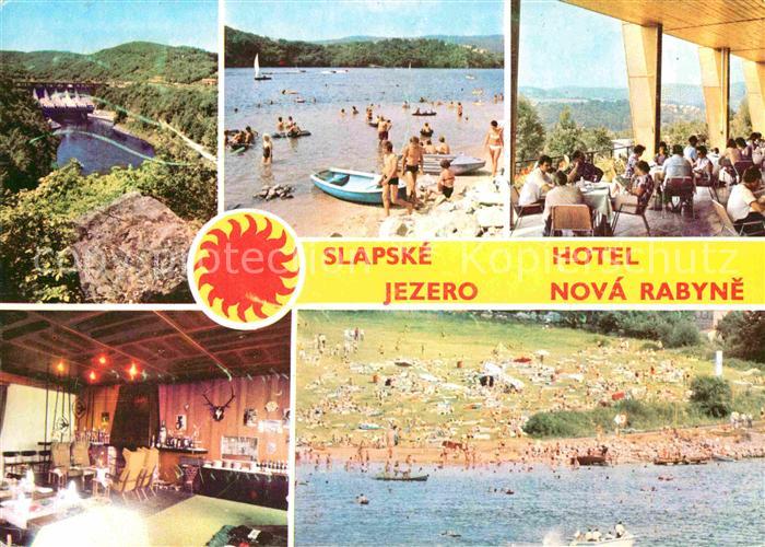 Slapske Jezero Strand Hotel Nova Rabyne Terrasse Gastraum