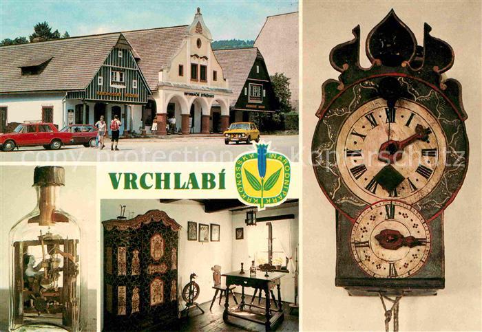 Vrchlabi Krkonoske muzeum KRNAP Tkalovsky stav Obytny interier Dievene hodiny