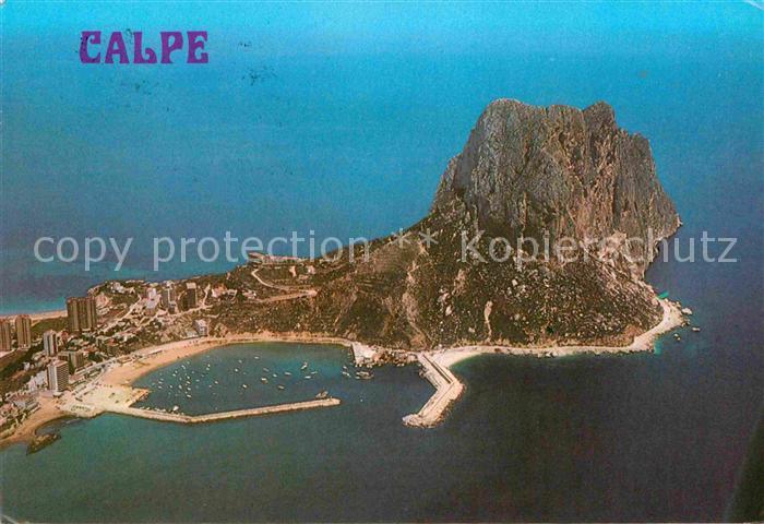 Calpe Fliegeraufnahme Penon de Ifach