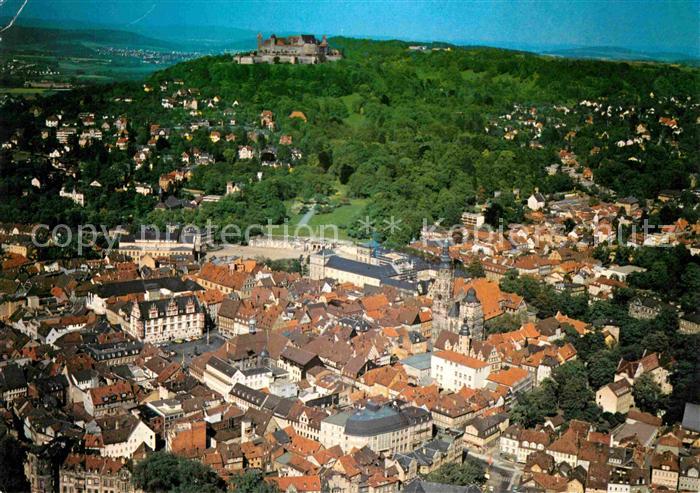 Coburg Veste Coburg Stadtblick Fliegeraufnahme
