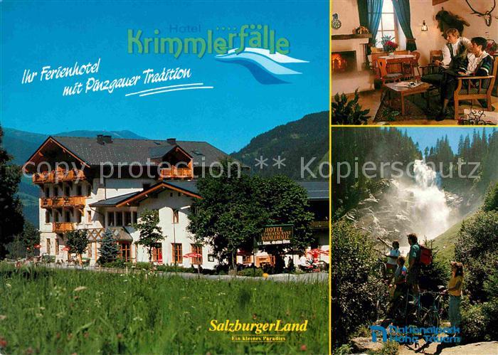 Salzburger Land Hotel Krimmlerfaelle Kaminzimmer Wasserfall