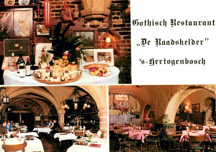 S-Hertogenbosch Gothisch Restaurant De Raadskelder Gastraeume