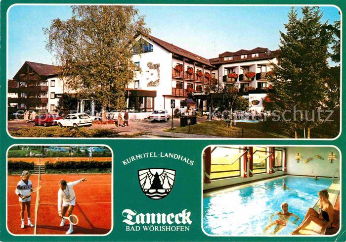 Bad Woerishofen Kurhotel Landhaus Tanneck Tennisplatz Hallenbad