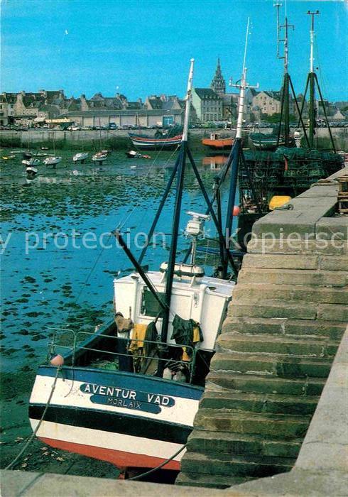 Roscoff Hafen Fischerboote